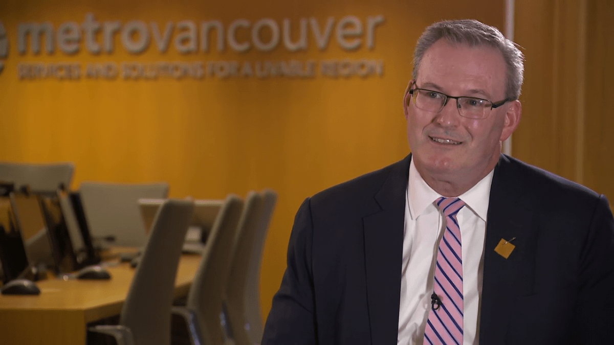 Metro Vancouver Chief Administrative Officer Jerry Dobrovolny.