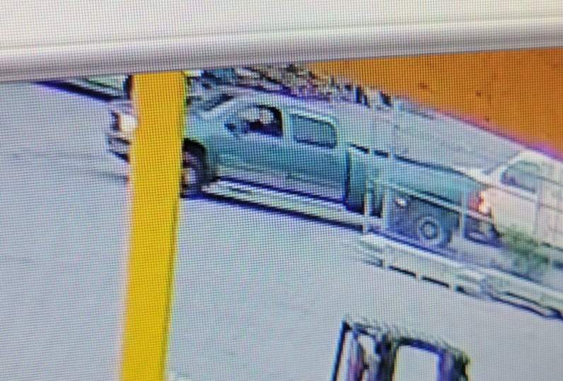 Security footage of the suspect vehicle.