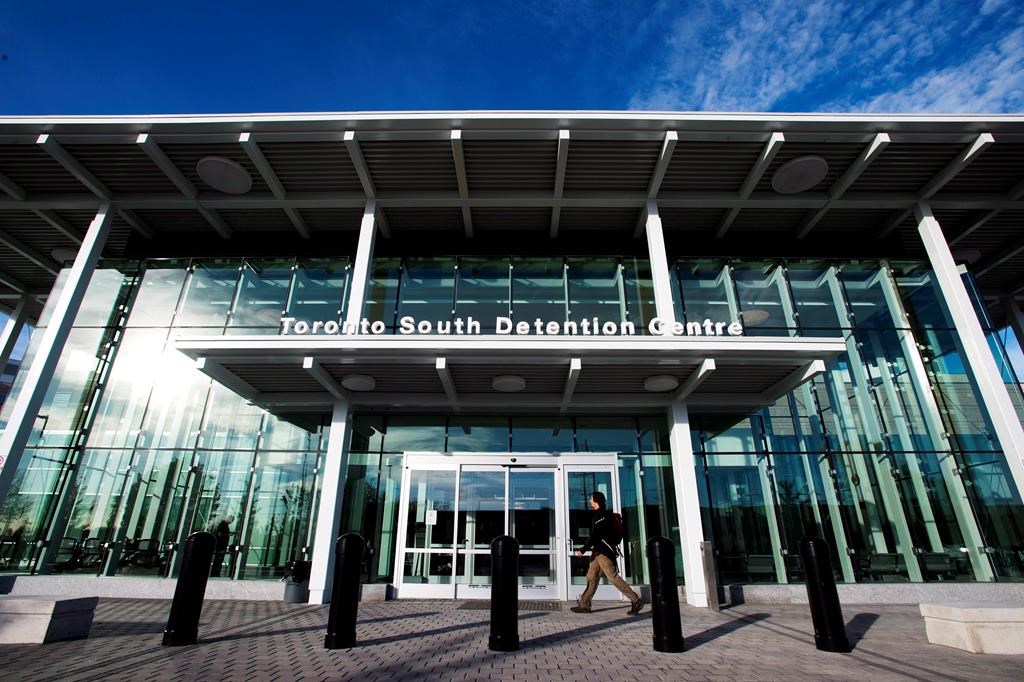The Toronto South Detention Centre is shown in Toronto, Thursday, Oct. 3, 2013. THE CANADIAN PRESS/Nathan Denette.