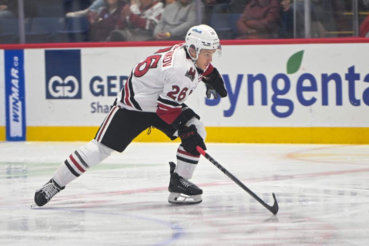Max Namestnikov of the Guelph Storm.
