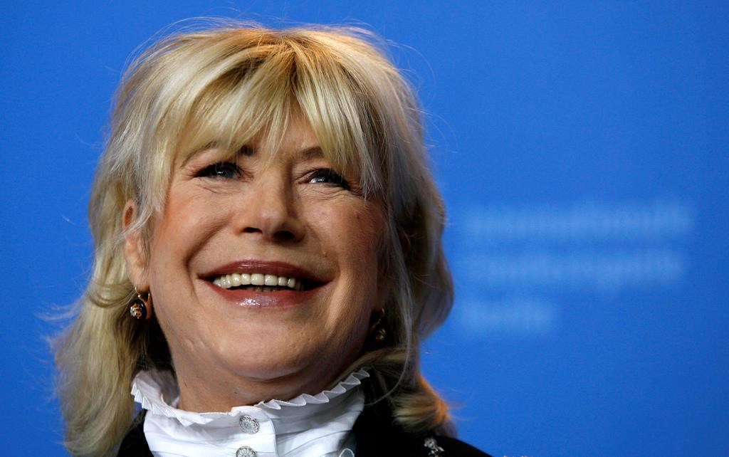 British actress and singer Marianne Faithfull during a photo-call at the 57th International Film Festival in Berlin on Feb. 13, 2007.