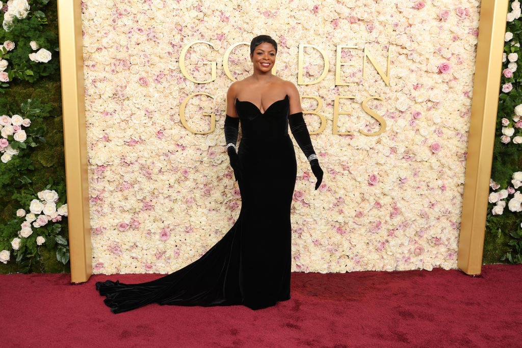 Janelle James attends the 82nd Annual Golden Globe Awards at The Beverly Hilton on January 05, 2025 in Beverly Hills, California.