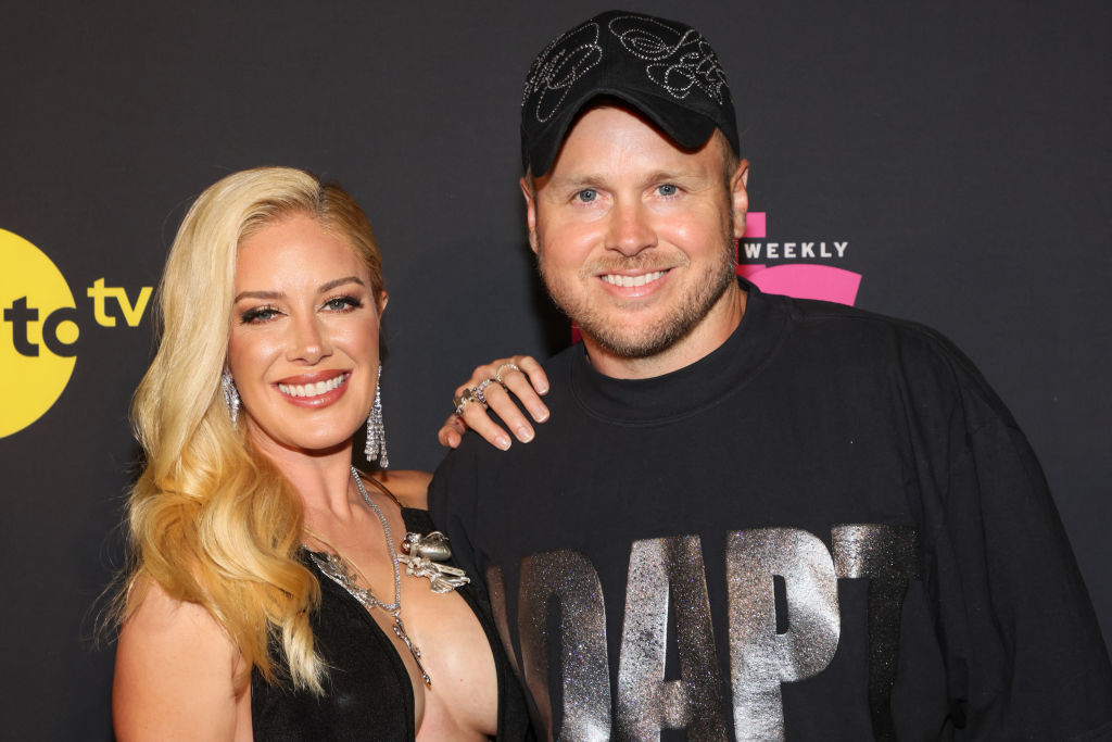 Heidi Montag (L) and Spencer Pratt (R) attend the 2024 Reality TV Stars Of The Year at The Highlight Room on October 10, 2024 in Los Angeles, California.