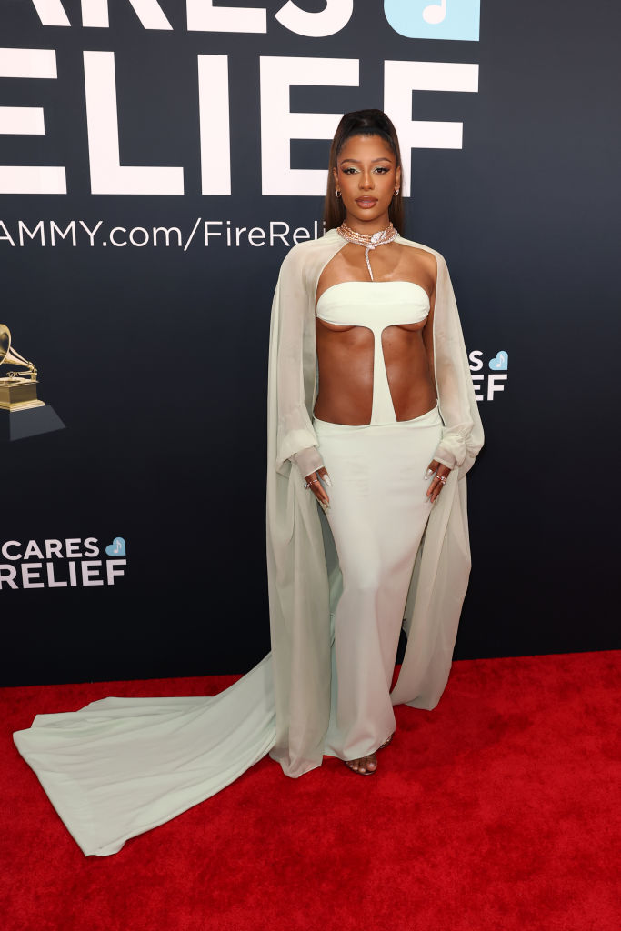 Victoria Monét attends the 67th Annual GRAMMY Awards on February 02, 2025 in Los Angeles, California.