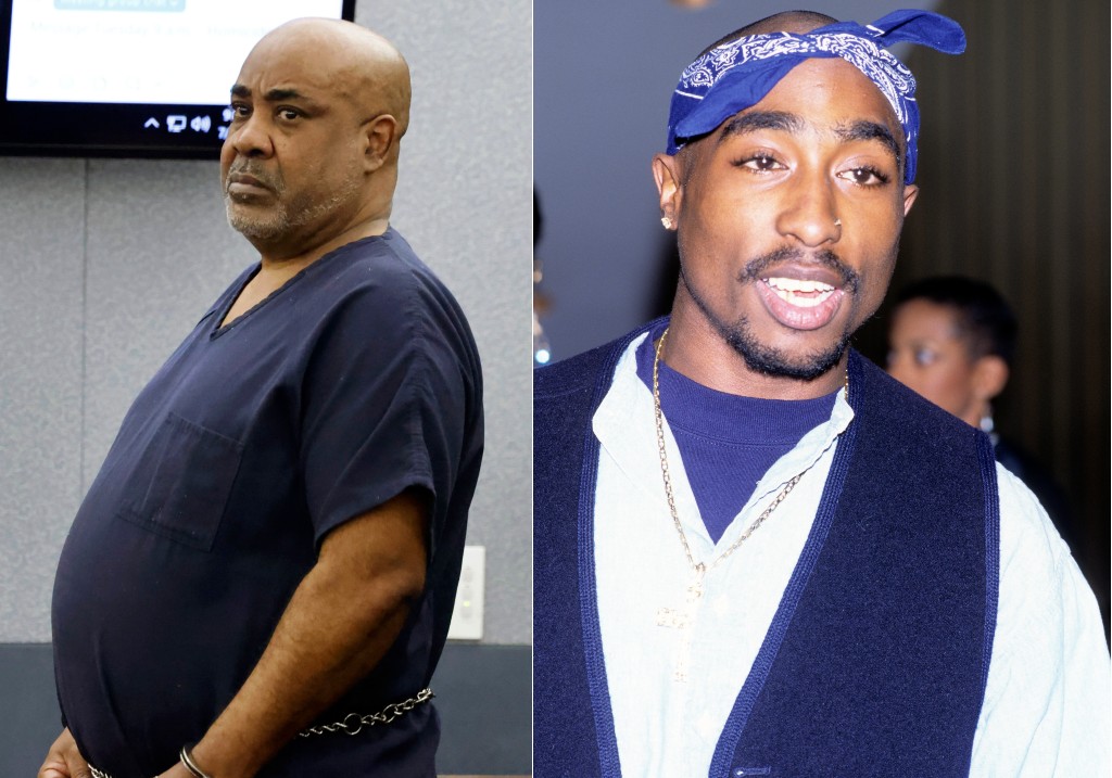 (L-R:) Duane “Keffe D” Davis and Tupac Shakur.