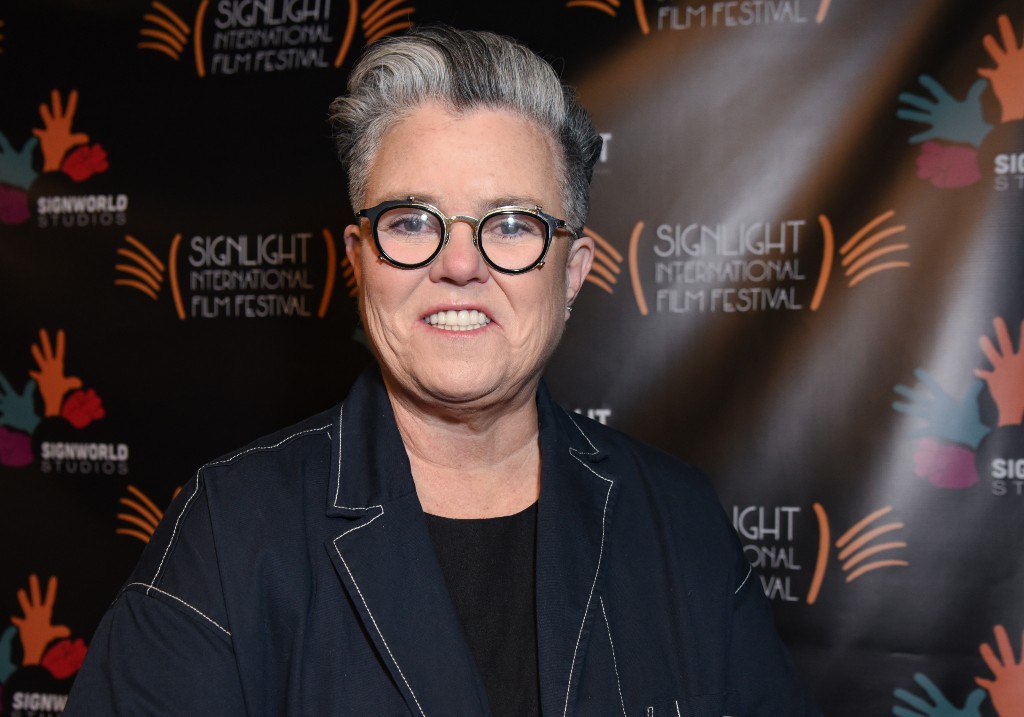 Rosie O'Donnell attends Inaugural SignLight International Film Festival: Opening Night Screening Of "Being Michelle" at SilverScreen Theater on April 16, 2024 in West Hollywood, California.