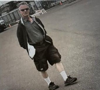 A public indecency suspect spotted on surveillance video on May 7, 2025 in northwest Edmonton.
