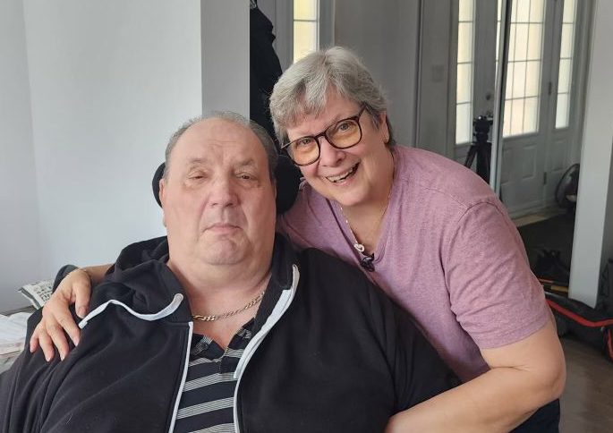 Normand Meunier is pictured with his partner of 25 years, Sylvie Brosseau. A public inquiry is now examining the circumstances surrounding his death.