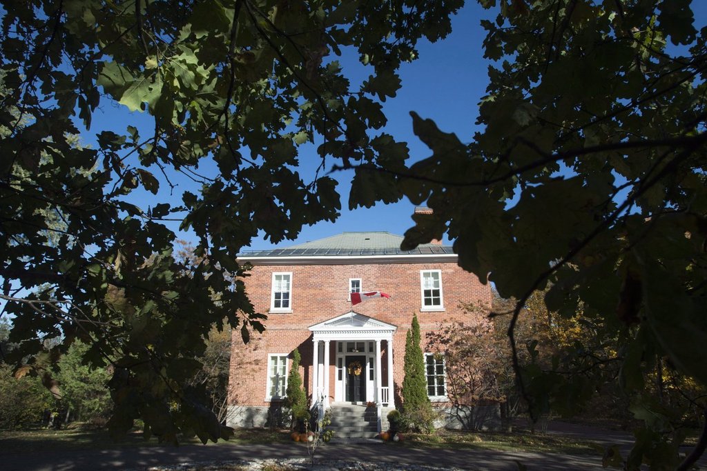 Rideau Cottage is seen on the grounds of Rideau Hall, Oct. 26, 2015, in Ottawa.