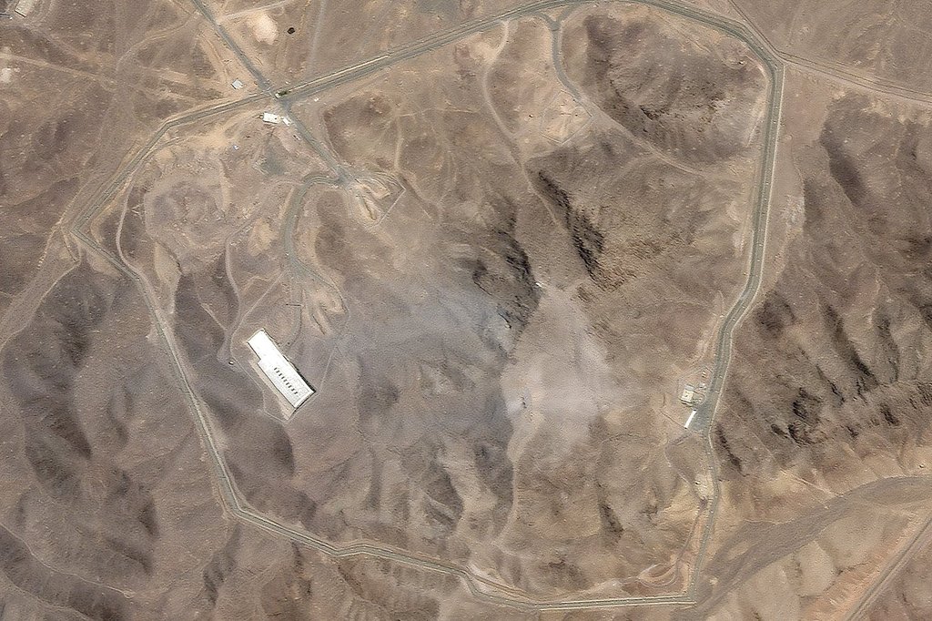 This satellite picture by Planet Labs PBC shows Iran's underground nuclear enrichment site at Fordo after a U.S. airstrike targeted the facility Sunday, June 22, 2025.