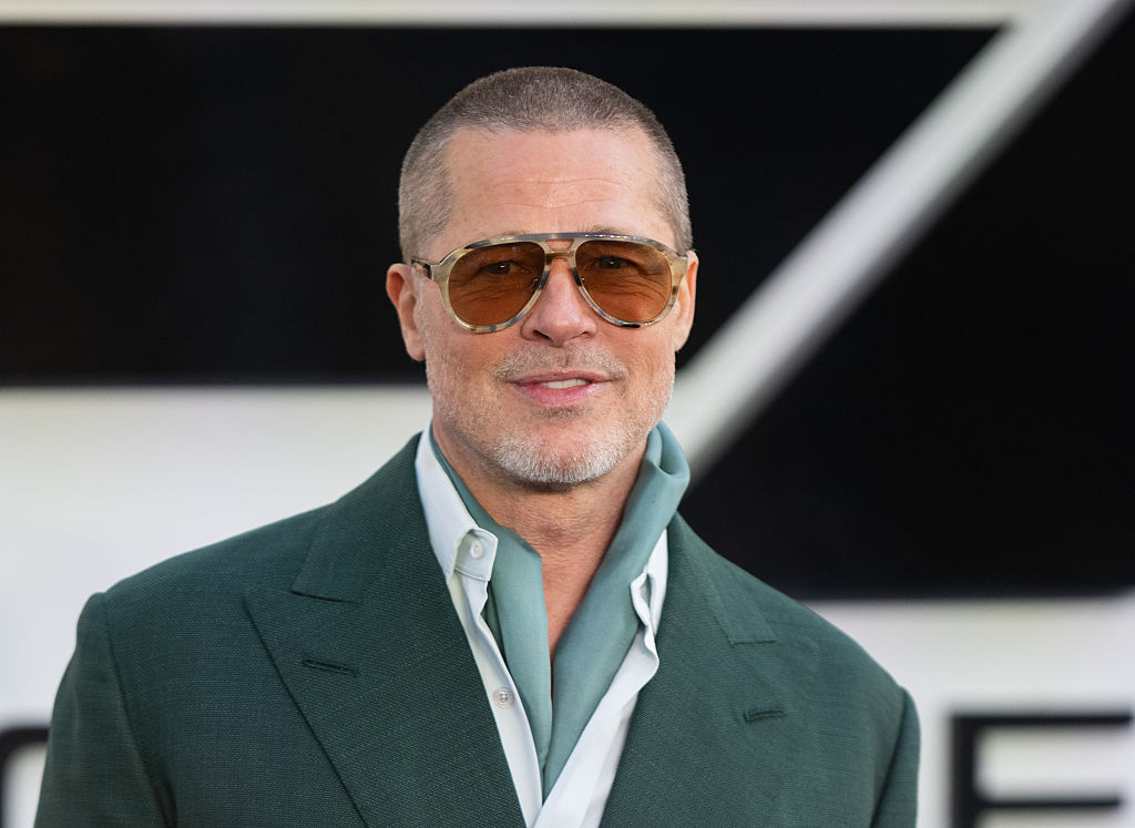 Brad Pitt attends the "F1: The Movie" European Premiere at Cineworld Leicester Square on June 23, 2025 in London, England.