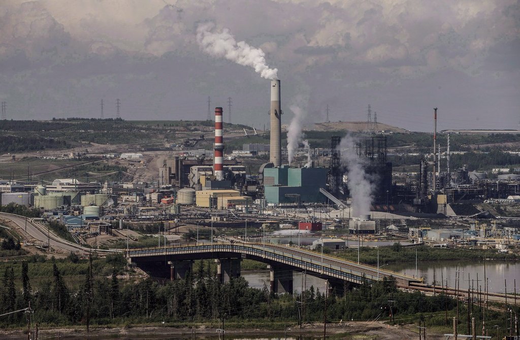 Suncor's base plant with upgraders in the oilsands in Fort McMurray Alta, on Monday June 13, 2017.