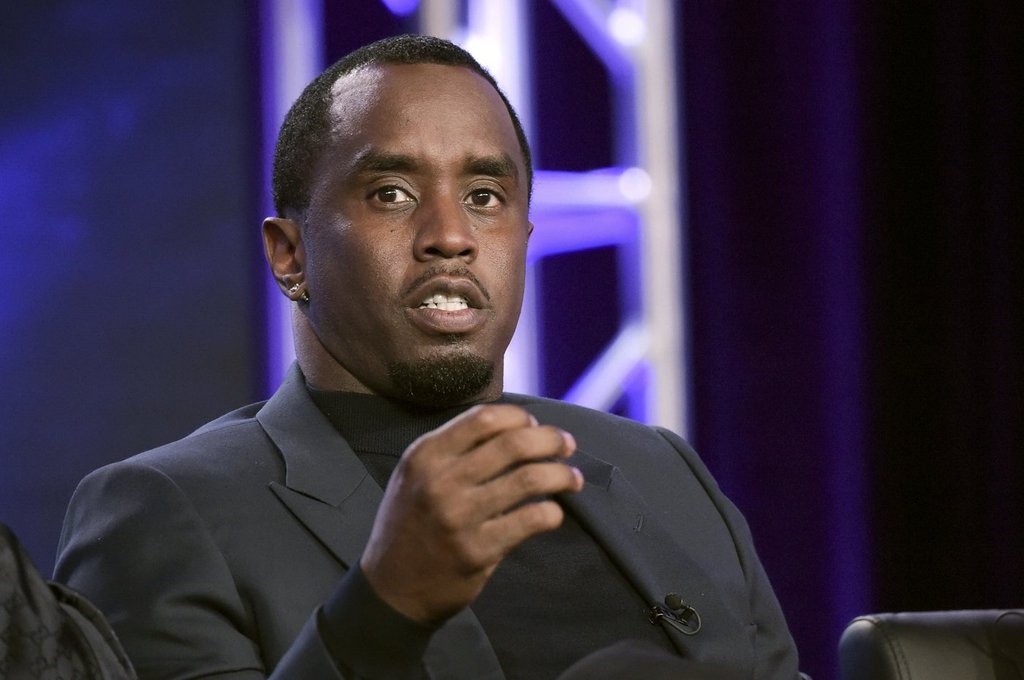 Sean 'Diddy' Combs participates in "The Four" panel during the FOX Television Critics Association Winter Press Tour in Pasadena, Calif., Jan. 4, 2018.