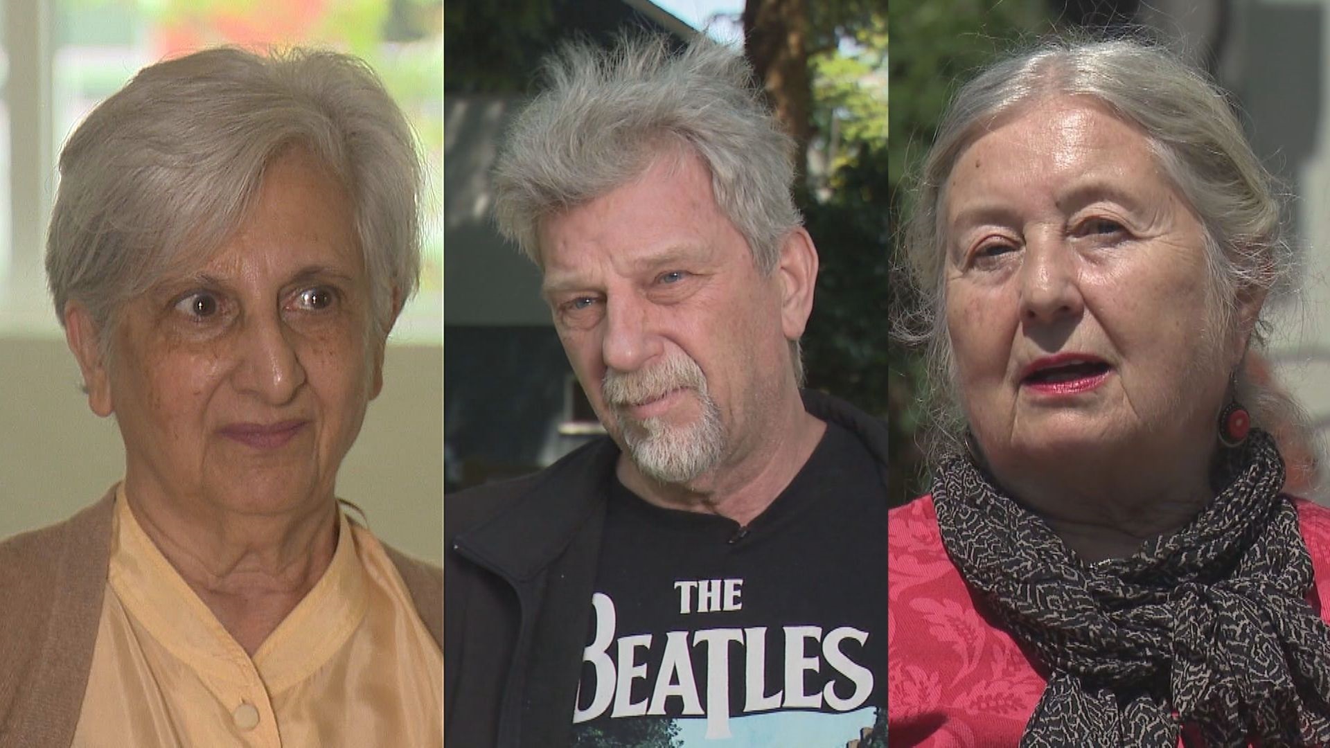 Shemin Hudda (left), Jerry Schulz (middle) and Sybilla Rulf (right) spoke to Global News about their experience dealing with the BC Housing Registry.