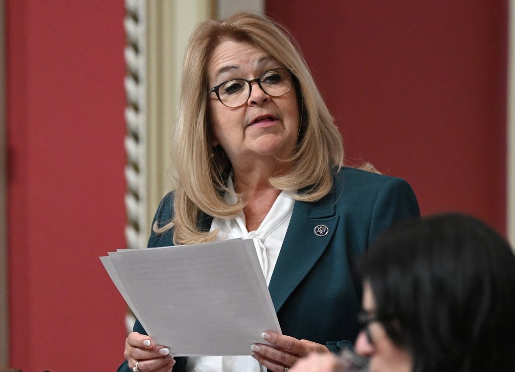 Family Minister Suzanne Roy at the National Assembly of Quebec,  March 27 THE CANADIAN PRESS/Jacques Boissinot**.
