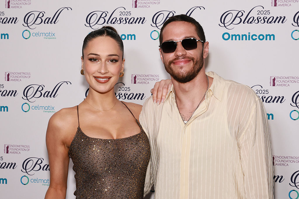 Elsie Hewitt and Pete Davidson attend the 13th Annual Blossom Ball at The Pierre Hotel on May 15, 2025 in New York City.