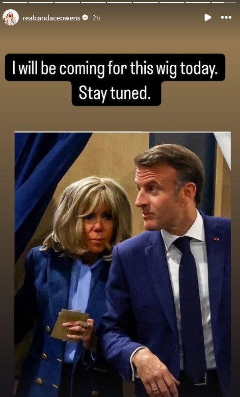 A screenshot of Candace Owen's Instagram Stories.