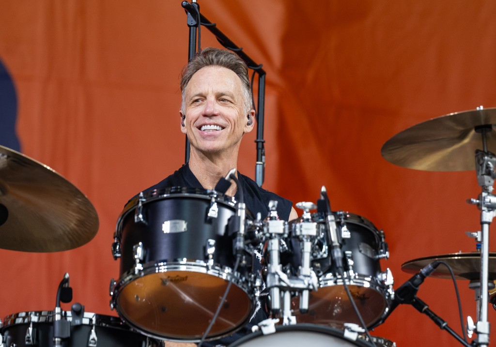 Matt Cameron of Pearl Jam performs live on stage during the New Orleans Jazz & Heritage Festival at Fair Grounds Race Course on May 03, 2025 in New Orleans, Louisiana.