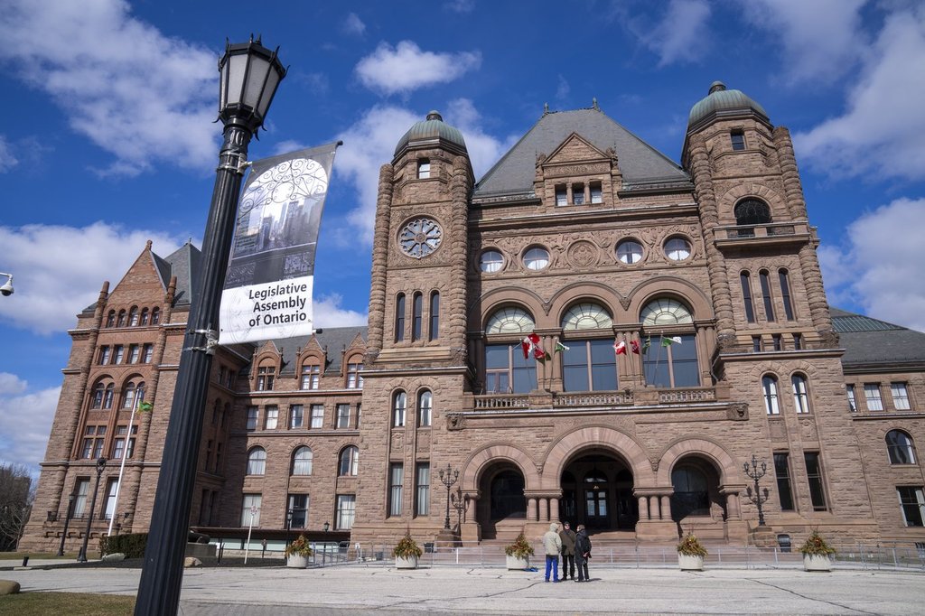 Queen’s Park in Toronto, Monday, Feb. 20, 2023. THE CANADIAN PRESS/Frank Gunn.