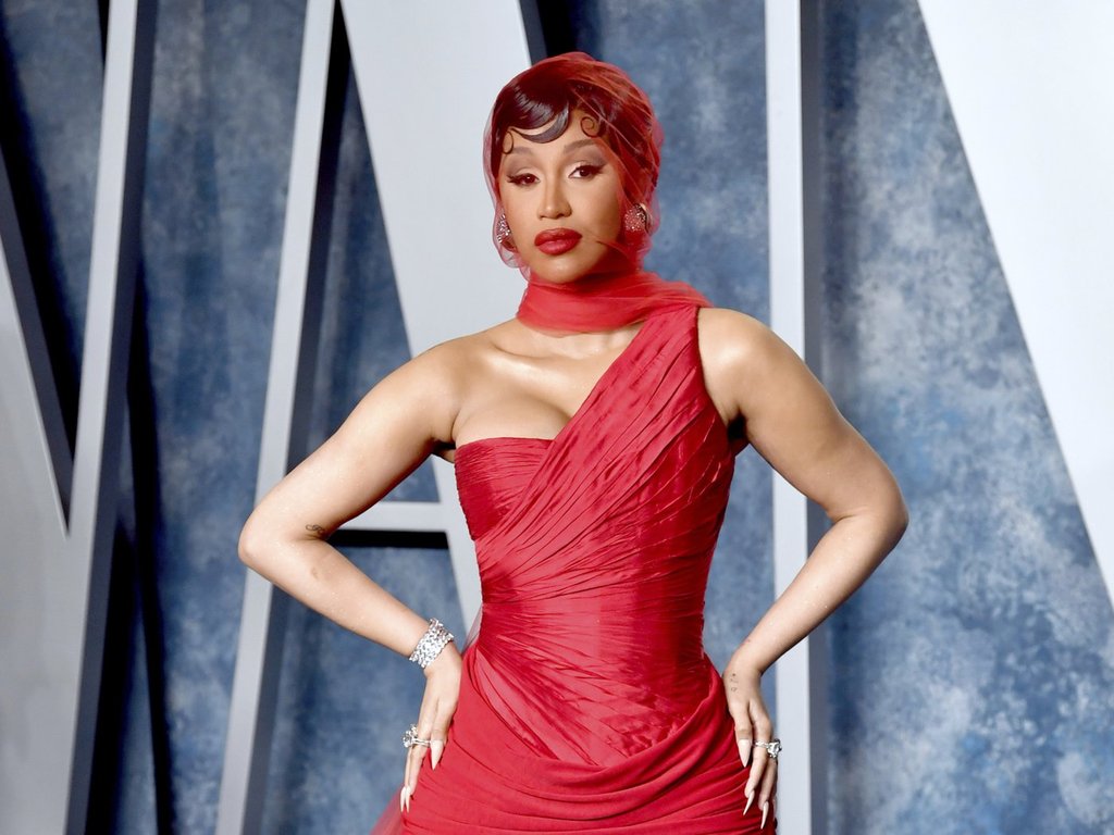 FILE - Cardi B appears at the Vanity Fair Oscar Party in Beverly Hills, Calif., on March 12, 2023.