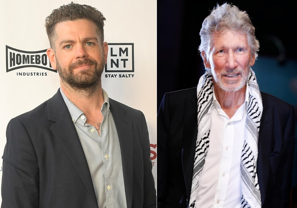 (L-R:) Jack Osbourne attends An Evening to Celebrate a Decade of Wellness with ALYST Health at Cameo Beverly Hills on Sept. 18, 2024 and Roger Waters arrives at the premiere for 'Roger Waters - Us + Them' during the 76th Venice Film Festival at the Sala Giardino on Sept. 6, 2019.