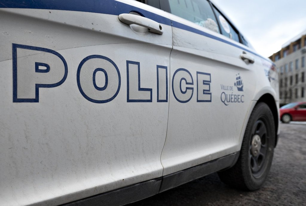 A Service de police de la Ville de Québec (SPVQ) vehicle seen in Quebec City on Friday, Dec. 3, 2021.