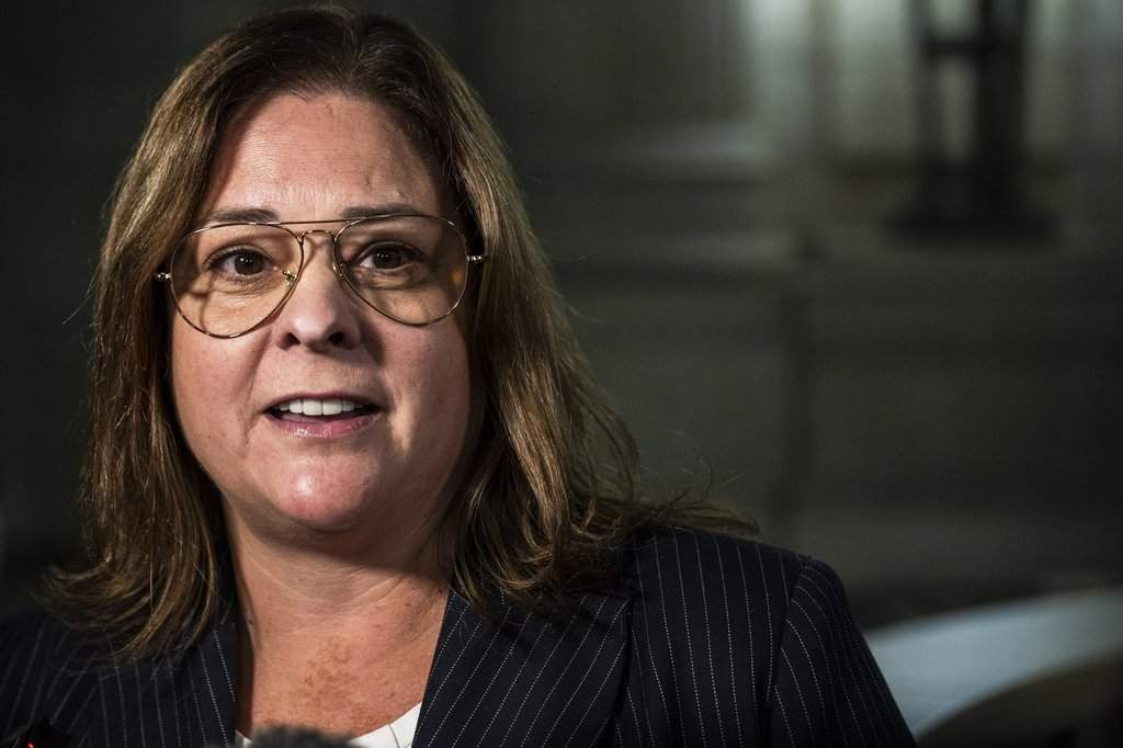 Former Manitoba premier Heather Stefanson .
