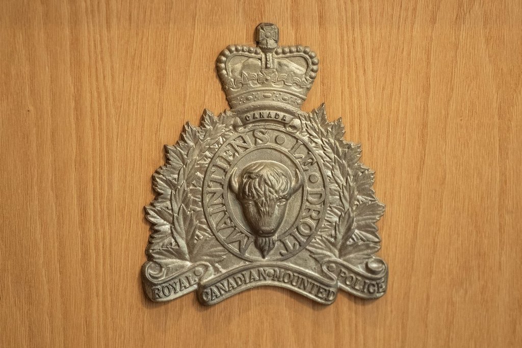 RCMP logo shown in Edmonton, Wednesday, Feb. 5, 2025. THE CANADIAN PRESS/Jason Franson.