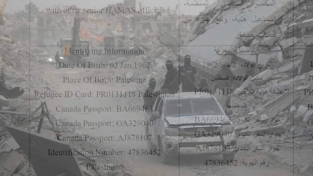 Hamas militants and Egyptian workers search for the bodies of Israeli hostages in the Shijaiyah neighborhood of Gaza City Wednesday, Nov. 5, 2025. (AP Photo/Jehad Alshrafi).