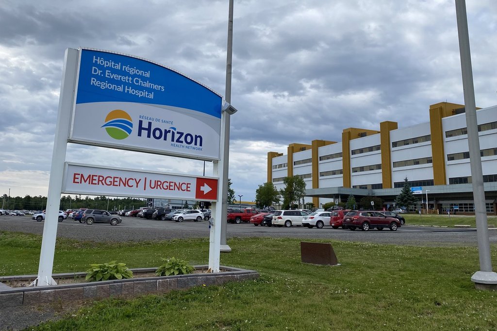 Dr. Everett Chalmers Regional Hospital is shown in Fredericton, on Thursday, July 14, 2022. THE CANADIAN PRESS/Kevin Bissett.