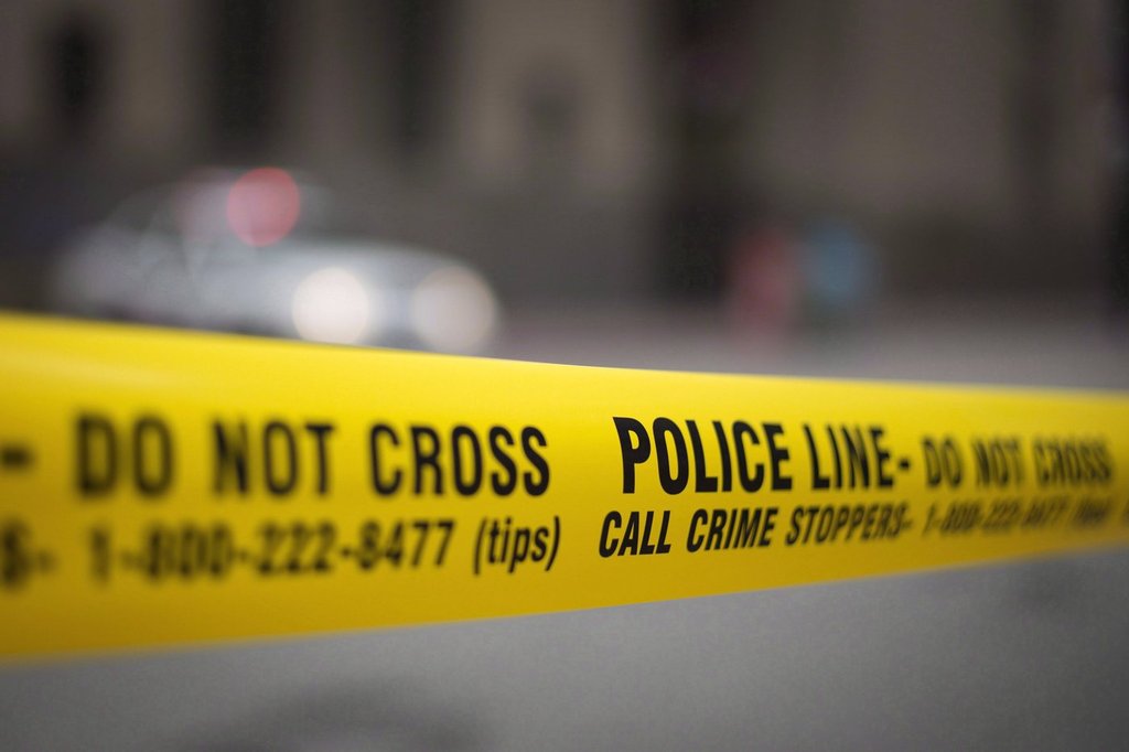 Police tape is shown in Toronto, Tuesday, May 2, 2017. 