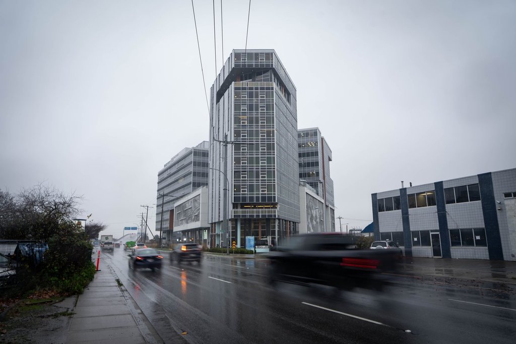 The Versante Hotel is pictured in Richmond, B.C., on Wednesday, Dec. 10, 2025. THE CANADIAN PRESS/Ethan Cairns.