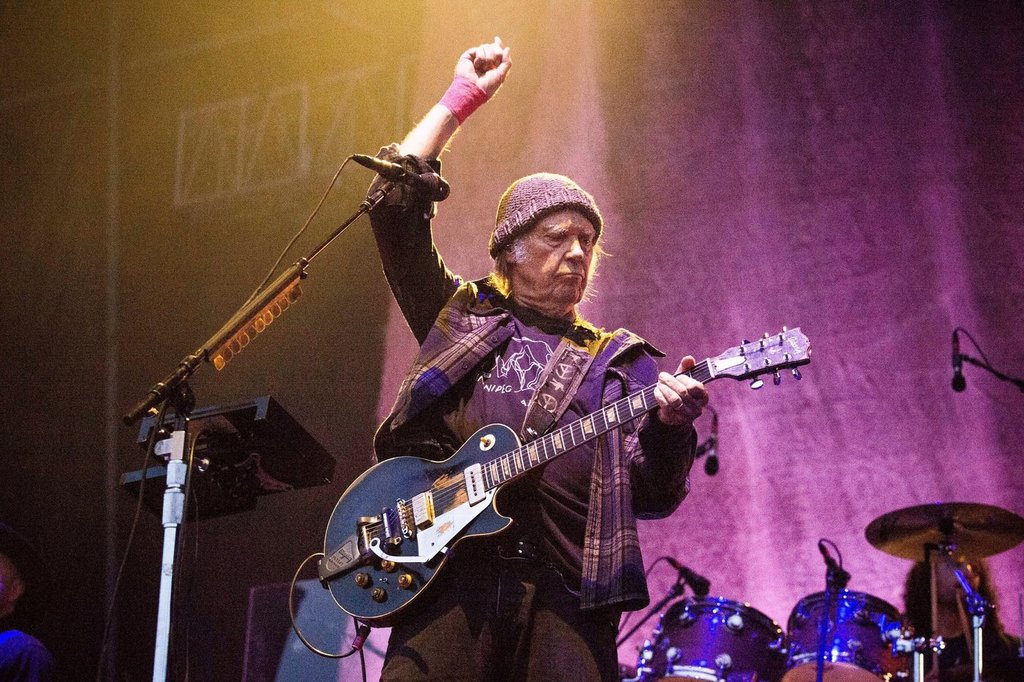 FILE - Neil Young performs at the BottleRock Napa Valley Music Festival in Napa, Calif., on May 25, 2019. (Photo by Amy Harris/Invision/AP, File).