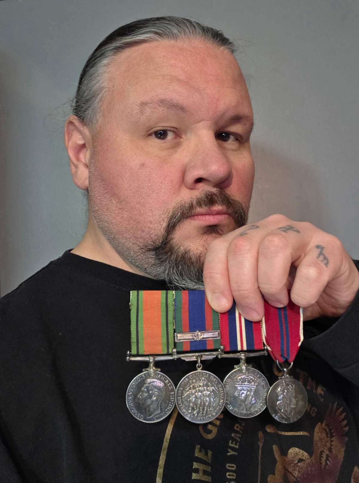 John Brady McDonald is looking for someone with a family connection to these military medals.