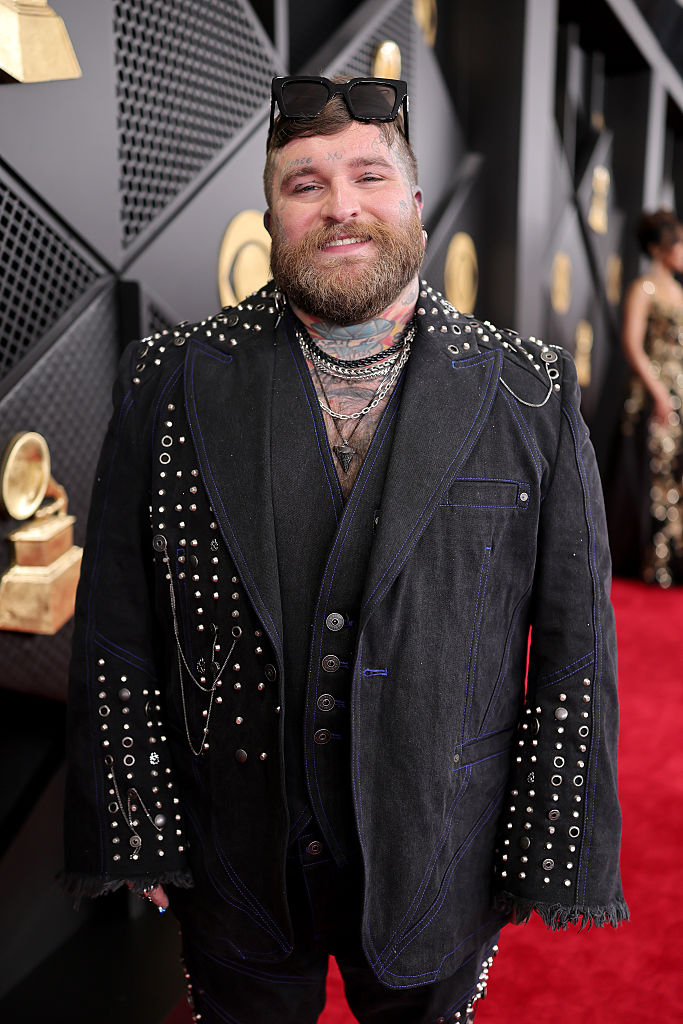 Teddy Swims attends the 68th GRAMMY Awards on February 01, 2026 in Los Angeles, California.