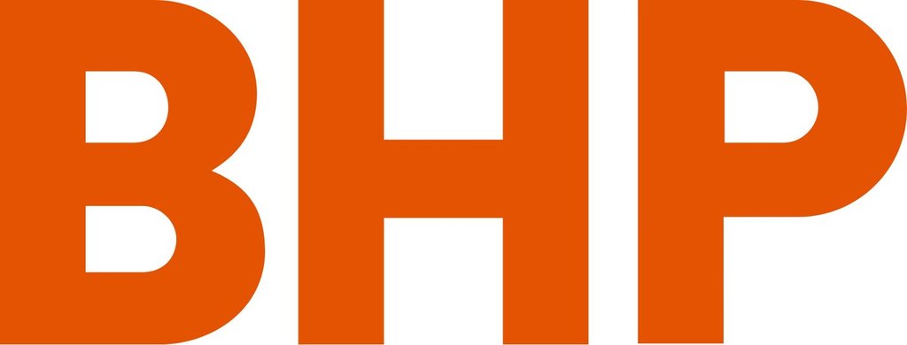 The logo for BHP Group Ltd. is shown in this undated handout photo. THE CANADIAN PRESS/Handout (Mandatory Credit).