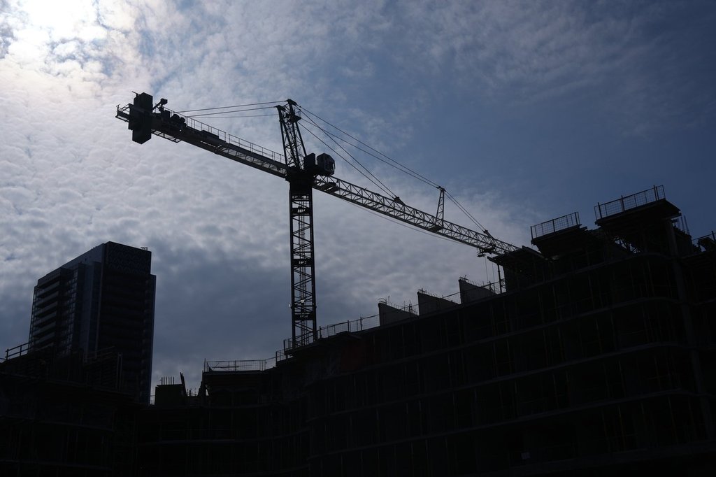 A new condo development is constructed in Toronto, Friday, Feb. 23, 2023. THE CANADIAN PRESS/Chris Young.