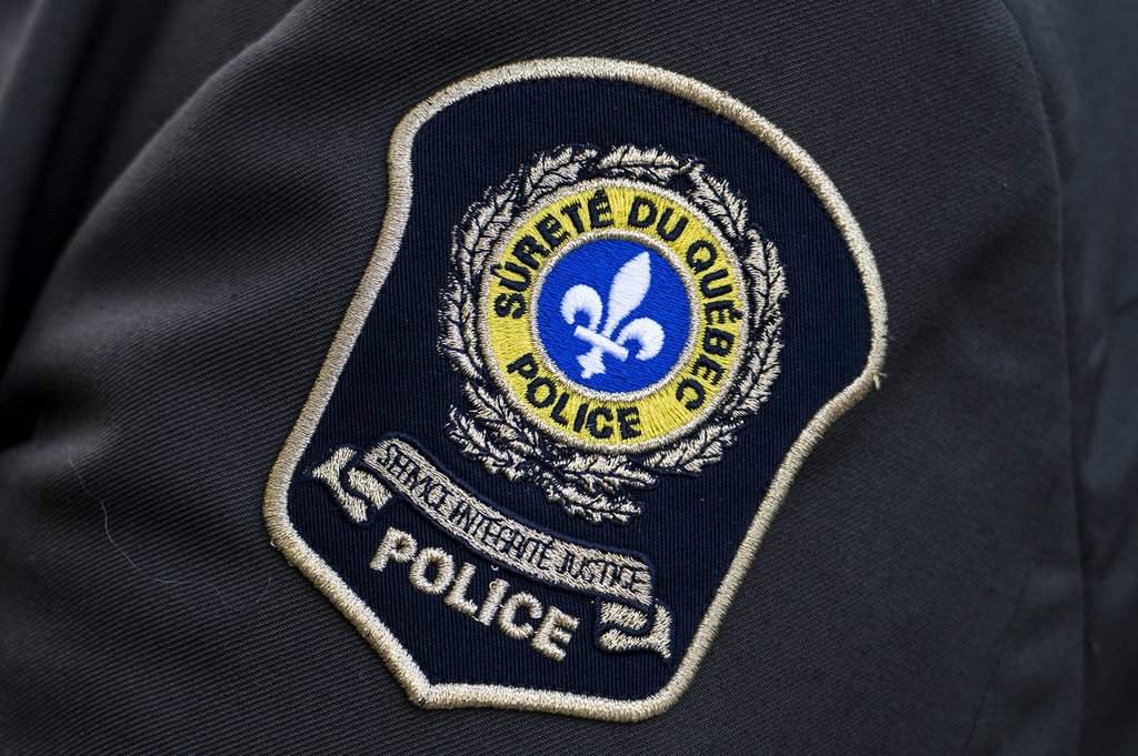A Surete du Quebec logo is seen in Ottawa, on Sunday, Sept. 28, 2025. 