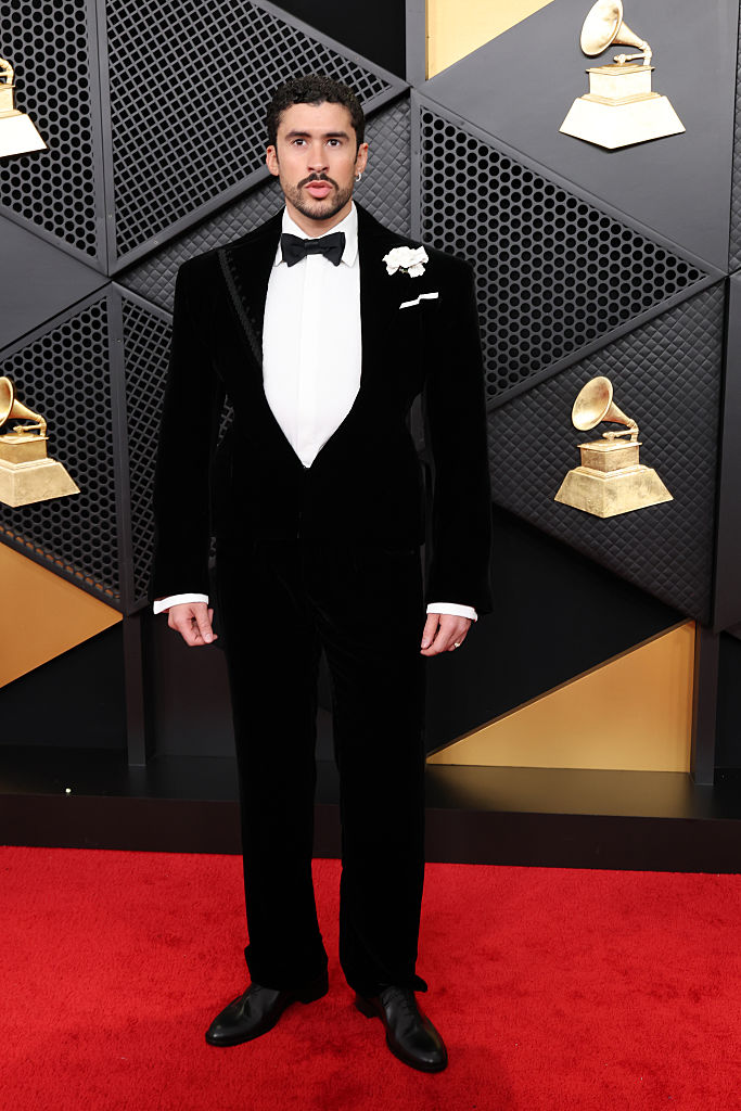 Bad Bunny attends the 68th GRAMMY Awards at Crypto.com Arena on February 01, 2026 in Los Angeles, California.