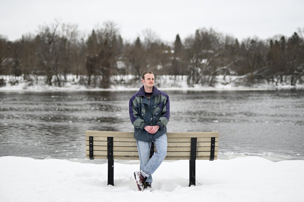 Fraser Place posses for a portrait in Ottawa, on Friday, March 20, 2026. THE CANADIAN PRESS/Spencer Colby.