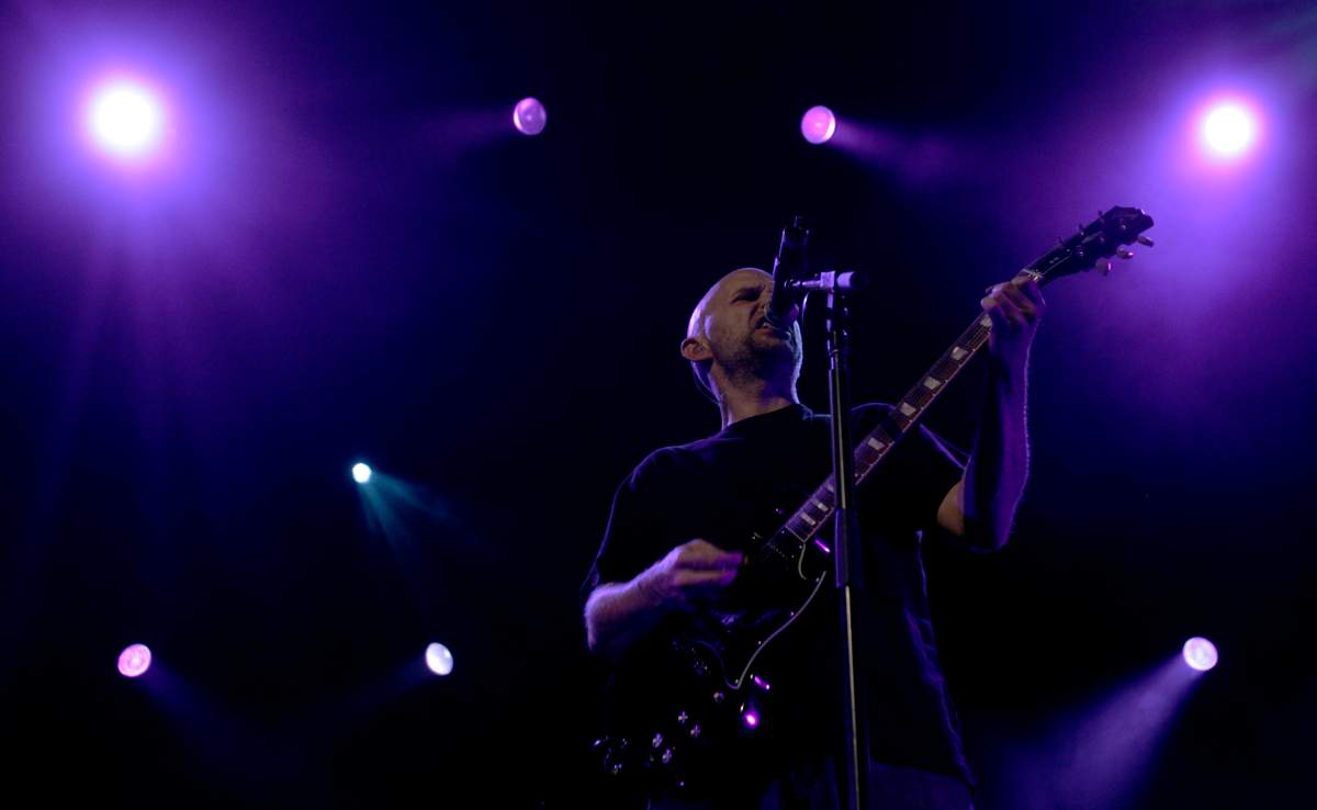 Moby (pictured above) has a track called Thousand, which he performs live. If you try to dance to this, you'll soon hit Max-Q and explode, Alan Cross says. 