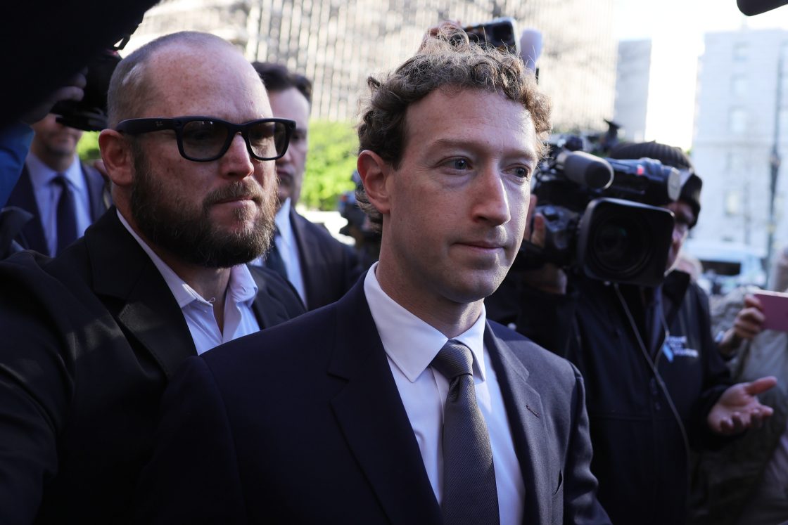 Meta CEO Mark Zuckerberg arrives for a landmark trial over whether social media platforms deliberately addict and harm children, Wednesday, Feb. 18, 2026, in Los Angeles.
