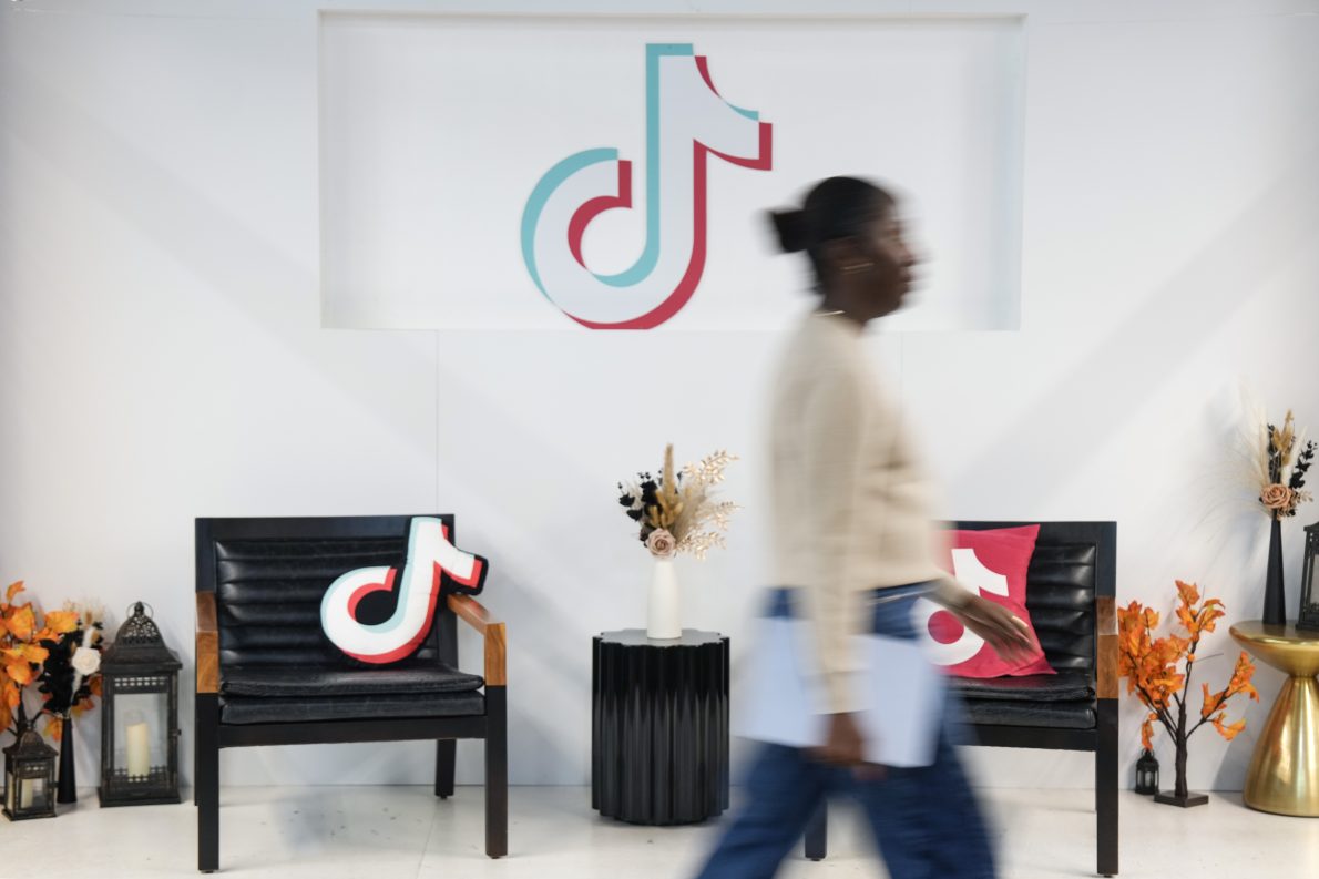 FILE - A view of the TikTok offices in Toronto, on Dec. 4, 2024. THE CANADIAN PRESS/Chris Young.