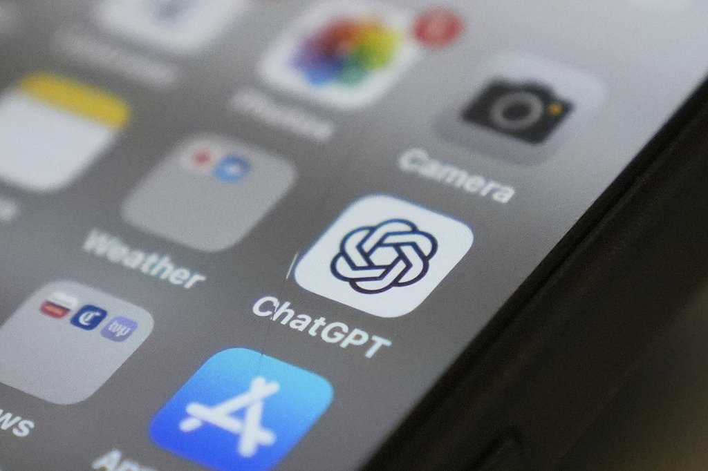 The ChatGPT app icon appears on a smartphone screen on Monday, Aug. 4, 2025, in Chicago.