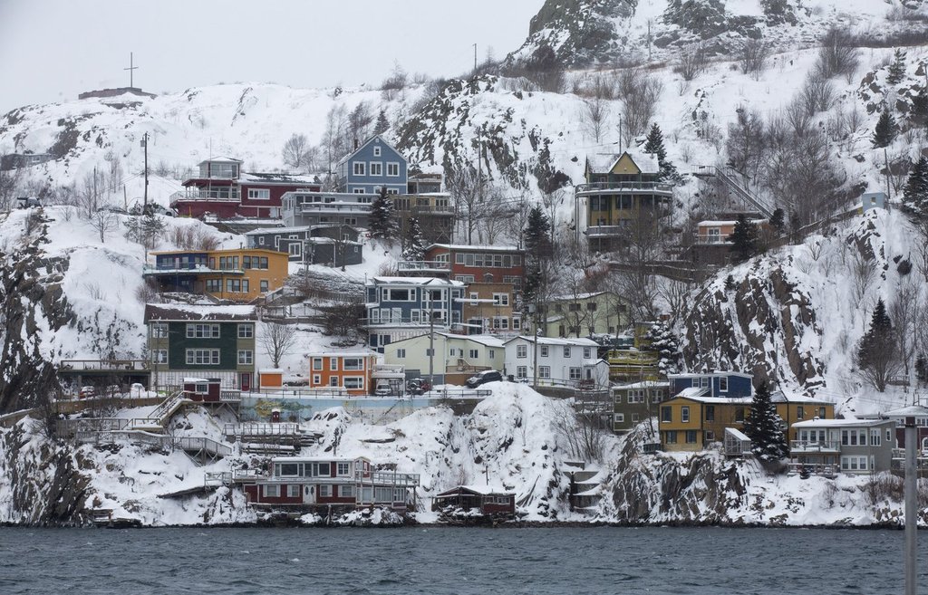 The historic Battery in St. John's is shown on Saturday, Jan. 6, 2024, following the first significant snowstorm of the winter.  THE CANADIAN PRESS/Paul Daly.