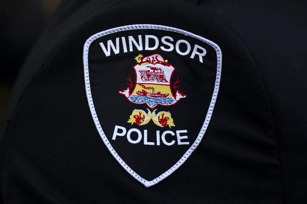 A Windsor Police Service logo is seen in Ottawa, on Sunday, Sept. 28, 2025.