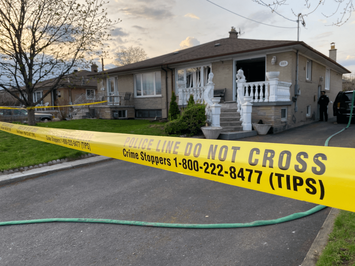 Firefighters were called to a Toronto home on the evening of Thursday, April 23, 2026.