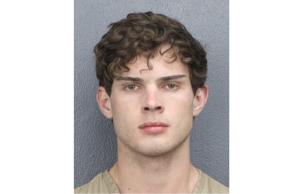 Booking photo of Braden Peters from March 27.