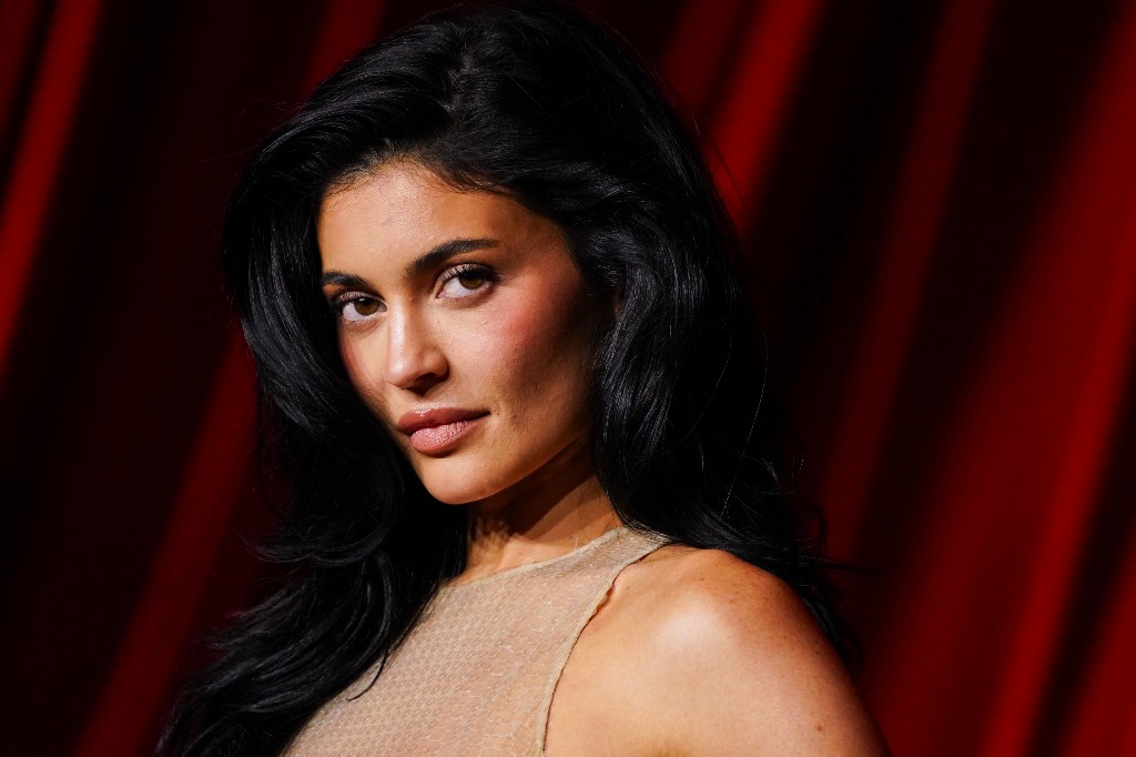 Kylie Jenner arrives at the fourth annual Academy Museum Gala on Saturday, Oct. 19, 2024, at the Academy Museum of Motion Pictures in Los Angeles.