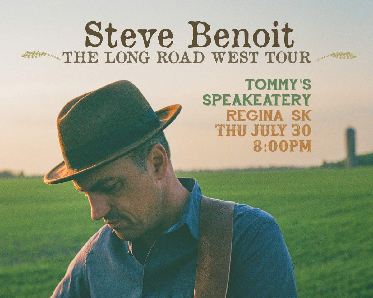 Canada’s own Steve Benoit live music at Tommy’s Speakeatery - image